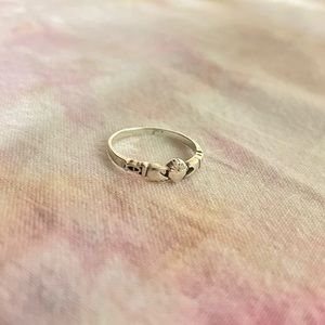 Sterling silver claddagh ring